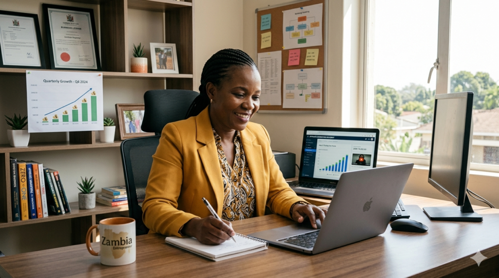 Millionaire Partner System review showing affiliate marketing training for beginners in Zambia