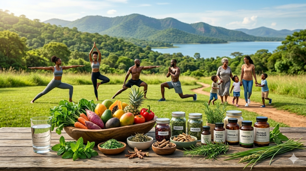 Healthy lifestyle and natural wellness for better health and wellbeing